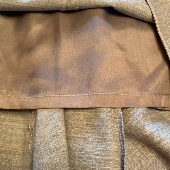 BCBG Grey Wool Skirt - Picture 4 of 4